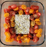 Fêta et tomates au four