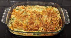 Gratin de brocoli et poulet