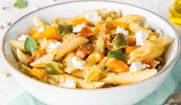 One pot pasta légumes chèvre