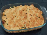 Crumble de ratatouille au parmesan