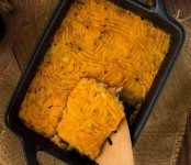 Parmentier de cabillaud et butternut